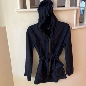 Gap Navy Lightweight Raincoat Size S
